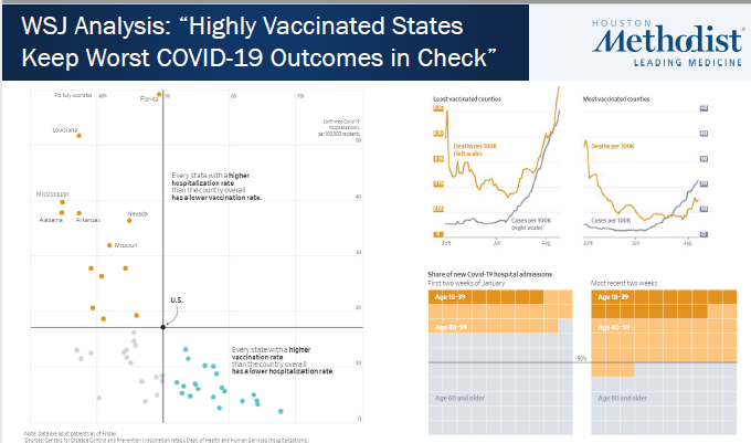 Vaccinated States keep Delta in check